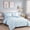 Light Blue, variant on Catami Bowknot Jacquard Design 7-piece Bed in a Bag Comforter Set with Sheets,Light Blue,Queen