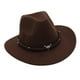 thumbnail image 4 of Sombrero de Sombrero de vaquero occidental Fiesta de compromiso nupcial Adolescentes ocasionales Accesorios de fotos Disfraces Viajes Fiesta Marrón Yinane Sombrero de vaquero, 4 of 8