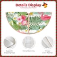 thumbnail image 5 of Kll Tropical Flamingo Christmas Tree Skirt 36",Party Decorations Farmhouse For Christmas Decorations Holiday Party, 5 of 8