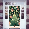 thumbnail image 6 of Dmlowu 2025 Upgrade Christmas Door Cover - Christmas Door Decorations, 35x71 inch Christmas Front Door Decorations for Holiday Party Christmas Decorations Indoor & Outdoor, 6 of 7