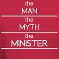 thumbnail image 3 of CafePress - The Man The Myth The Minister T Shirt - Men's Classic Graphic Cotton T-Shirt, 3 of 4