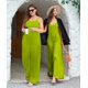 thumbnail image 2 of Vestido Wolddress 2025 para mujer, casual, sin mangas, talla grande, verde, 2 of 6