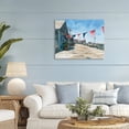 thumbnail image 3 of Stupell Industries Tropical Seaside Fishing Wharf Canvas Art, 30 x 24, by Franklyn Gregory, 3 of 8