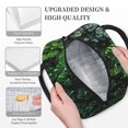 thumbnail image 3 of Vsdgher Lush Foliage Green Plant Print Insulated Lunch Bag Simple Bento Cooler Bag Lunch Tote Bag , Suitable for picnics, school, work, 3 of 6