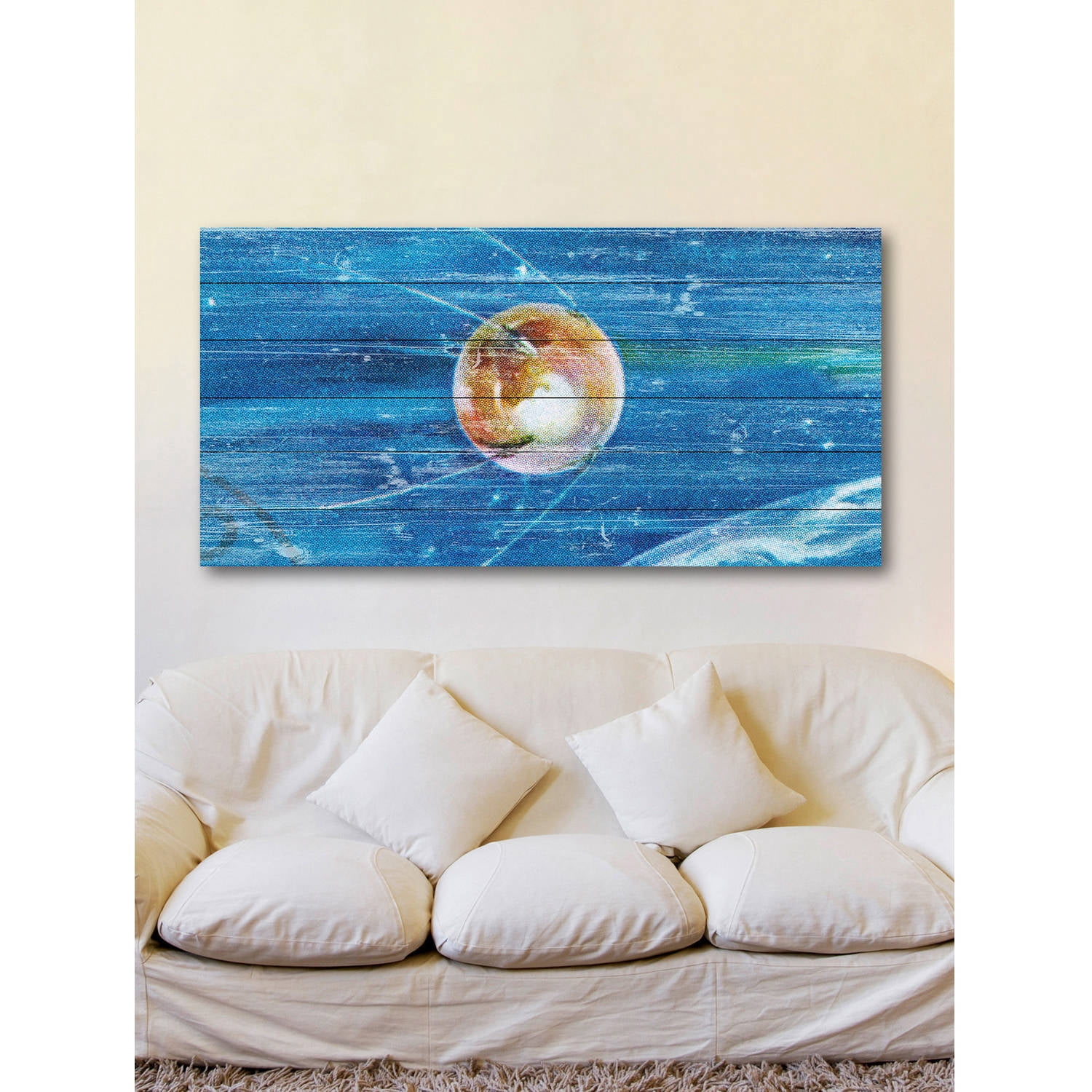 Marmont Hill - "Pushing Through" Painting Print on White Wood