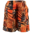 thumbnail image 2 of Men's Board Shorts Sport Beach Swimwear Bathing Suit Slim Fit Trunks (32, #23 Fire Island), 2 of 3