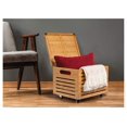 Cintbllter rolling file storage organizer box with lid new version