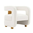 thumbnail image 2 of Manhattan Comfort Amirah Solid Wood Frame Accent Chair in White (Set of 2), 2 of 2