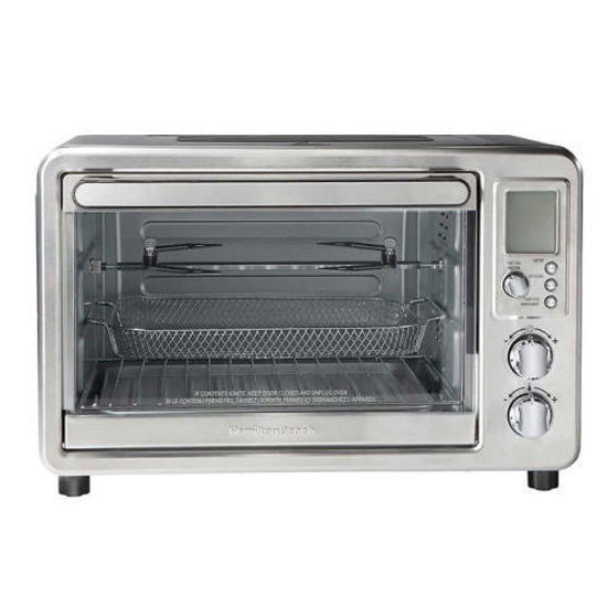 Refurbished HAMILTON BEACH Sure-Crisp, Digital Air Fryer Toaster Oven, With Rotisserie