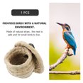 thumbnail image 4 of KAKOWELY Handwoven Bird Nest Handmade Straw Nest For Parakeets Budgerigar And Small Pet(Random Rope Color),7.48"X7.48"X5.51", 4 of 5