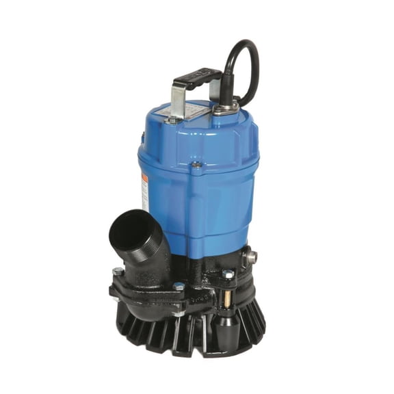 Tsurumi HS2.4S Manual Electric Semi Vortex Submersible Trash Single Phase Pump