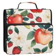 thumbnail image 5 of FORMRS Zipper Binder with Shoulder Strap 2-inch Ring 500 Sheet Capacity File Bag, Strawberry Pattern, 5 of 5