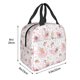 thumbnail image 3 of Easygdp Swan And Flowers Bolsa Térmica Premium - Tela Oxford Impermeable, Gran Capacidad, Bolsillo Frontal, Unisex para Trabajo, Escuela, Actividades al Aire Libre y Picnics, 3 of 8