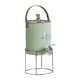 thumbnail image 2 of Dispensador de bebidas con grifo, tetera de frutas de acrílico. Verde, 2 of 9