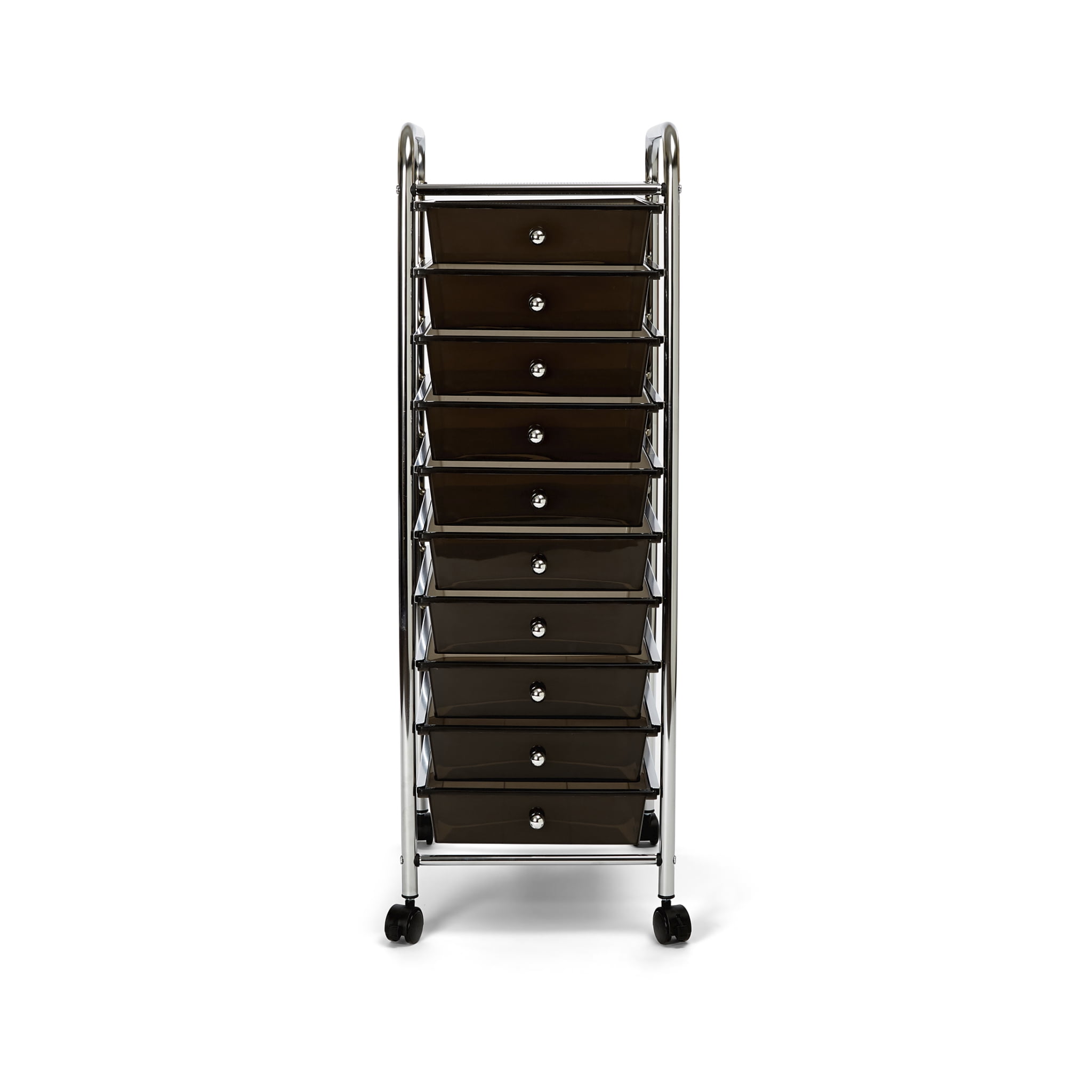 IRIS USA 116822 Storage 10 Drawer Rolling Cart with Top Clear Darice