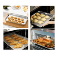 thumbnail image 5 of PandaTop 2-pack Square Baking Pan,Stainless Steel Baking Pans Tray Cookie Sheet Toaster Oven Tray Pan Cookie Pan,（9*6.7*0.98inch）Superior Mirror Finish & Rust Free,Easy Clean & Dishwasher Safe, 5 of 5
