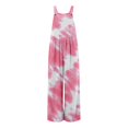 thumbnail image 4 of Ketyyh-chn99 Jumpsuits for Women Dressy Overall Jumpsuit for Women Tops Casual Summer Rompers Sleeveless Loose Baggy Overalls Jumpsuits 2024 Pink,XL, 4 of 5