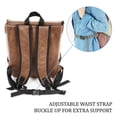 thumbnail image 4 of Sac à Dos pour Chiens et Chats Approuvé par les Compagnies Aériennes - Imperméable, Résistant aux Taches, Sac à Dos de Randonnée pour Chiens avec Couverture en Filet, Ceinture - LATTE, 4 of 7