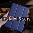 thumbnail image 1 of For ipad mini 5 4 3 2 1 Case Leather Stand Smart Tablet Cover Skin For iPad Mini 4 Case Mini 2 3 1 Mini 5 2019 Protective Shell Mini 5 Navy blue, 1 of 6