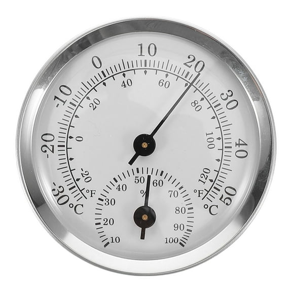 Masteelf Mini White Thermohygrometer Plastic Analog Hygrometer For Indoor Humidity Measurement