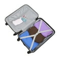 thumbnail image 4 of Protégé 3-Piece Hardside Luggage Set With 360 Spinner Wheels and Divider Pockets, Includes Carry-on and 2 Packing Cubes, Enchanting Purple, 4 of 17
