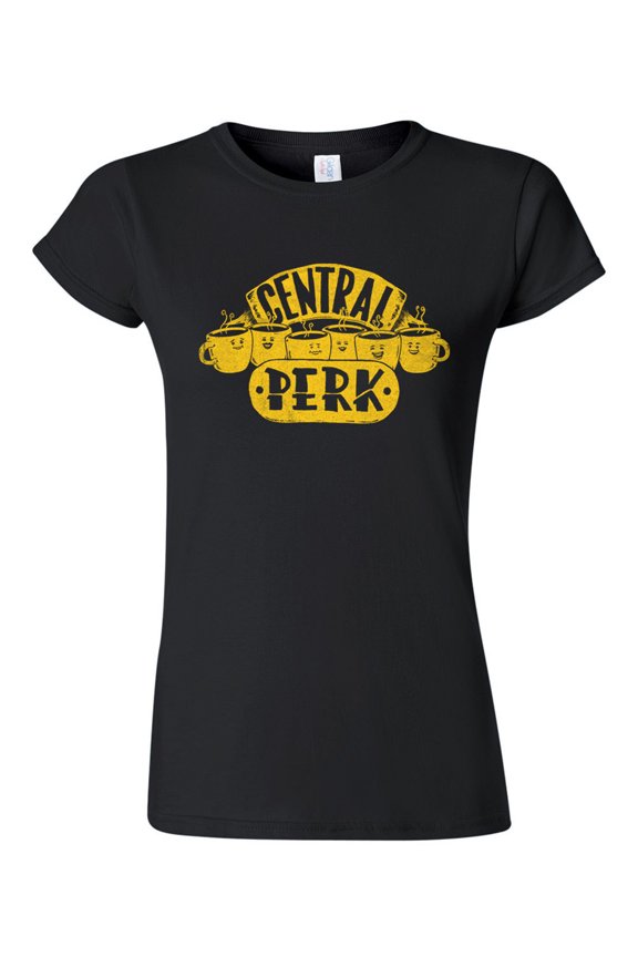 Junior Central Perk Coffee Friends Salih Gonenli Artworks Funny DT T-Shirt Tee