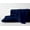 Navy Blue, variant on 300-Thread Count Egyptian Cotton Twin Size Navy Blue Color Sheet Set- 12 inch Deep Pockets