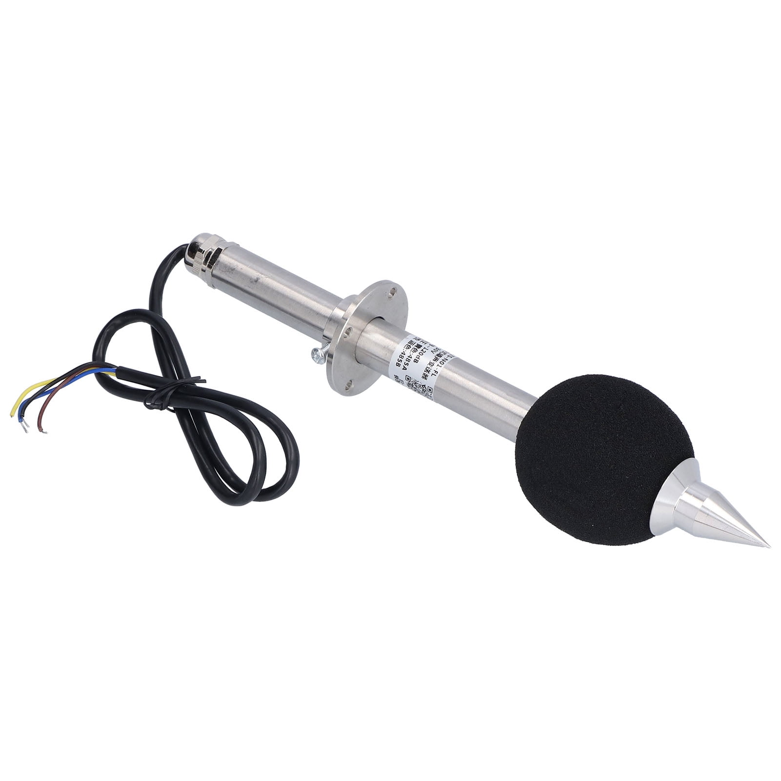 HElectQRIN Noise Sensor,Noise Sensor Stainless Steel Long Rod Type