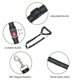 thumbnail image 3 of Cinturón de nailon para perros, arnés de coche ajustable universal para perros y gatos con absorción de impactos, correa para perros Cinturón de seguridad duradero para mascotas para viajes(Negro) Rojo Verde, 3 of 5