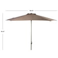 thumbnail image 4 of Safavieh Hurst 9' Market Crank UV Resistant Patio Umbrella, Grey, 4 of 6