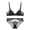 Black, variant on Ladies Bralettes Women Lace Bras with Briefs Underwear Set Ladies Bralette Comfy Gray XL