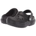 thumbnail image 2 of Zuecos Crocs Classic con forro para niños, negros, sin cordones, talla 6, 2 of 2