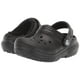 thumbnail image 2 of Zuecos Crocs Classic con forro para niños, negros, sin cordones, talla 6, 2 of 2