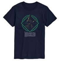 Wicked - Elphaba With Broomstick - Men's Short Sleeve Graphic T-Shirt