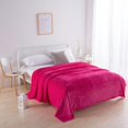 thumbnail image 1 of Color Flannel Blanket Leisure Blanket Throws Office Air-Conditioning Bed, 1 of 8