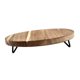 thumbnail image 5 of Soporte de pedestal de madera, soporte de exhibición de bandeja decorativa para decoración de , de pedestal redondo, para mostrador, decoración, 5 of 8