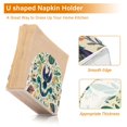 thumbnail image 5 of Yayeee Napkin Holder for Table Set of 2 Kitchen Paper Tissue Organization, Green Animals Pattern, 5 of 8