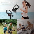 thumbnail image 3 of Opolski 3.5mm Universal Ear Hook Wired Earphone Bass Stereo Sports Headphone with Mic, 3 of 6