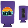 thumbnail image 4 of Retro Camper Magnetic Slim Can Coolie (Purple), 4 of 4