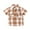 A001, variant on LYMAYTER Kids Boys Cotton Shirt Summer Plaid Short Sleeve T-Shirt Toddler Casual Button Shirt for 1-5T