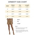 thumbnail image 7 of Airmenty Women's Summer Dressy Casual Elastic Waist Wide Leg Suit Tailored Shorts Comfy Elagant Work Trouser Shorts with Pocketsts, 7 of 7