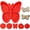 butterfly, variant on Reusable Sunflower Stepping Stone Mold 39.9 cm Concrete Garden Paver (Sunflower) | Cement Molds for Concrete, Plastic Concrete Mold for Casting Garden and Walkway,Silicone