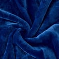 thumbnail image 3 of JML Flannel Fleece Blanket,Soft 1 Ply Lightweight Bed Blanket,Navy, Queen (79"x 91"), 3 of 6
