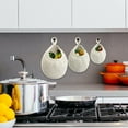thumbnail image 4 of GQDIN 3 Pack Handwoven Hanging Baskets for Kitchen, Wall Mounted Onion Potato Vegetable Storage, Teardrop Home Organizer Basket for Pantry and Countertop Decor, 4 of 5