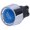 Blue, variant on Universal Car Ignition Switch 12V DC Push Button Engine Starter for RVs and Dirt Bikes - Red