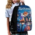 thumbnail image 3 of Cartoon Backpack Zootopia Funny Laptop Bag Book Bag Hiking Outgoing Daypack Anime Schoolbag, 3 of 6