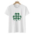thumbnail image 4 of QIPOPIQ T-Shirts à Manches Courtes pour Femmes à Col Rond T-Shirts de la Saint-Patrick Tunique Shamrock T-Shirt T-Shirt Vert T-Shirts de la Saint-Patrick Hauts T-Shirt T-Shirts de Fête T-Shirts Graphiques Aubaines, 4 of 4