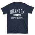 thumbnail image 1 of Grafton North Dakota Classic Established Men's Cotton T-Shirt, 1 of 1