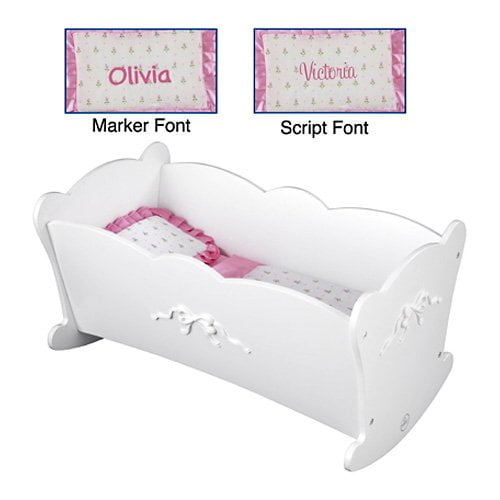 kidkraft tiffany bow cradle
