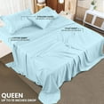 thumbnail image 2 of King Bed Sheet Set Piece Bedding Soft Brushed Microfiber Fabric Shrinkage & Fade Easy Care (), 2 of 7